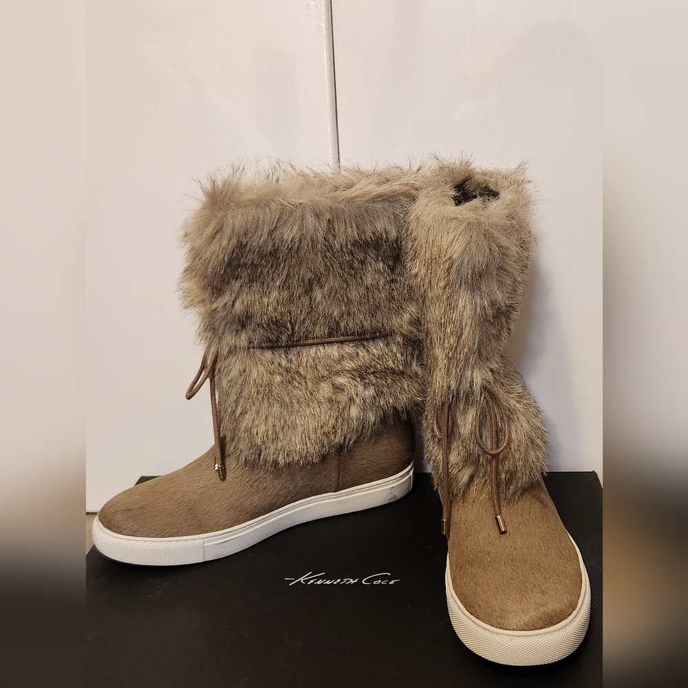 Kenneth Cole Fur Boots